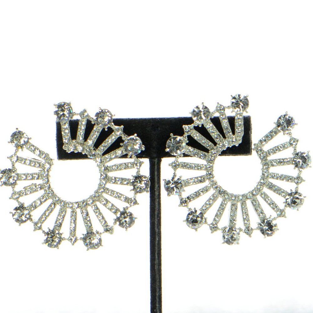 Oscar De La Renta Larger Sunburst Earrings